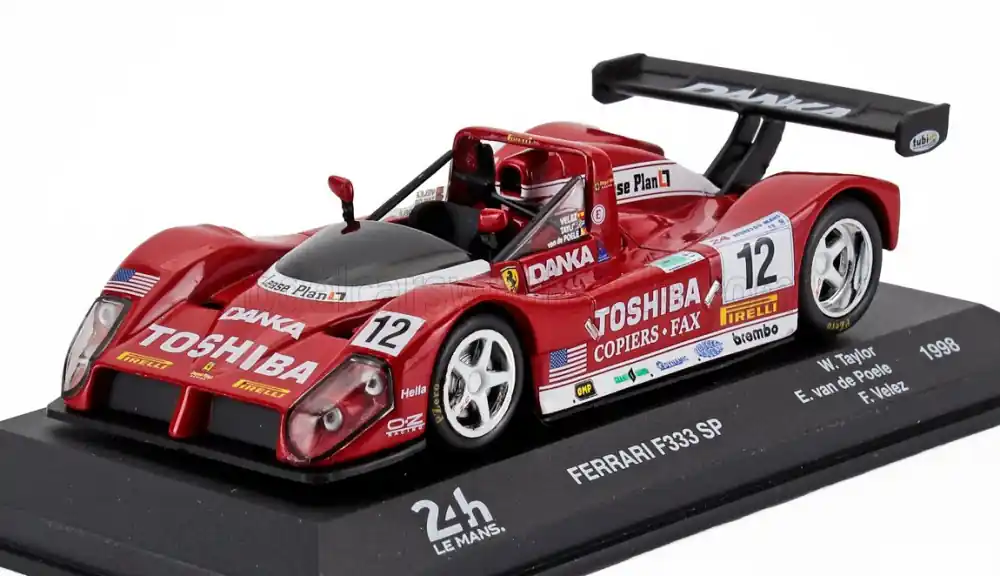 Outlet Ferrari F333SP 12 LMP1 class 24h Le Mans győztes 1998 W. Taylor - F. Velez - E. van de Poele