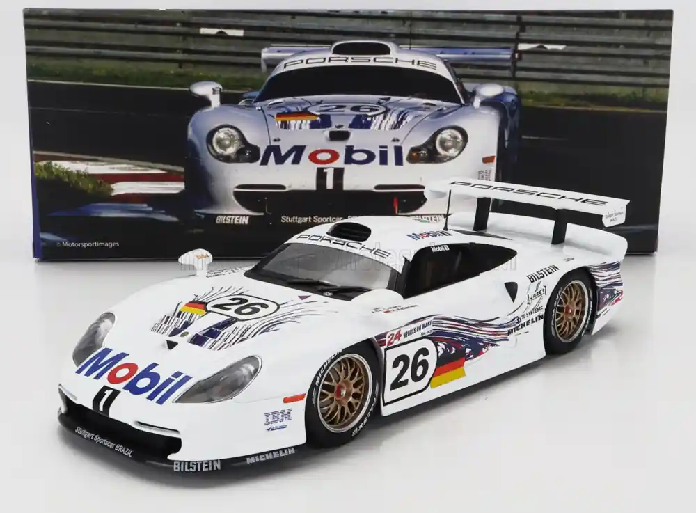 Legkelendőbb Porsche 911 3.2L GT1 EVO Team Porsche AG 26 24h Le Mans 1997 R. Kelleners - E. Collard - Y. Dalmas