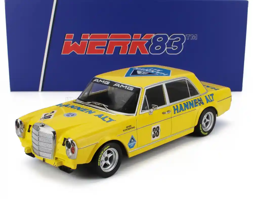 Mercedes-Benz 300 SEL 6.8 Team Hannen Alt 38 Hockenheim 1971 H. Heyer Legkelendőbb