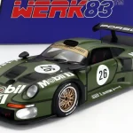 Porsche 911 GT1 Team Porsche AG Mobil1 26 Pre Qualifying 24h Le Mans 1996 Y. Dalmas - H.J. Stuck - K. Wendlinger Azonnal elérhető