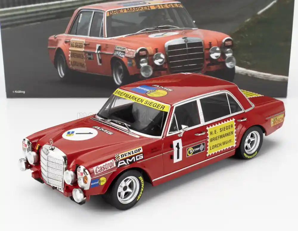 Mercedes-Benz 300 SEL Team Mercedes AMG 1 24h Nürburgring 1972 H. Heyer - T. Betzler Prémium