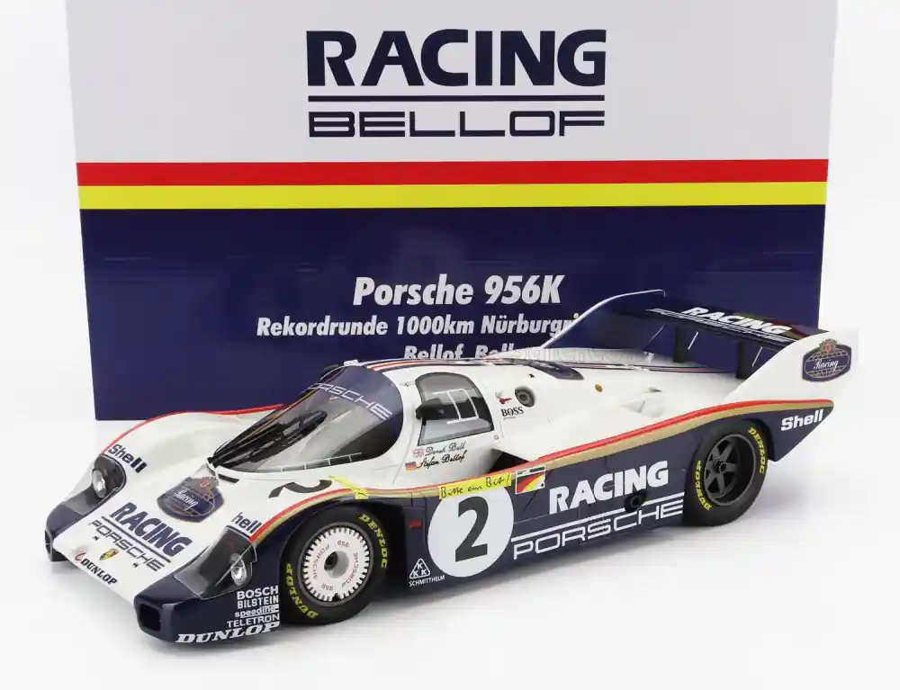 Biztonságos fizetés Porsche 956K Team Porsche Racing 2 1000km Nürburgring Record lap Nordschleife 6 11,13 min 1983 S. Bellof - D. Bell