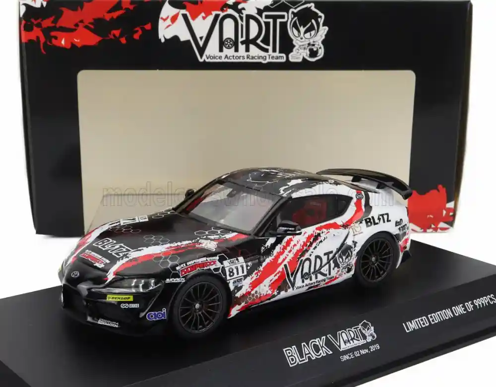 Biztonságos fizetés Toyota Supra GR VART 811 Racing 2019 modellautó