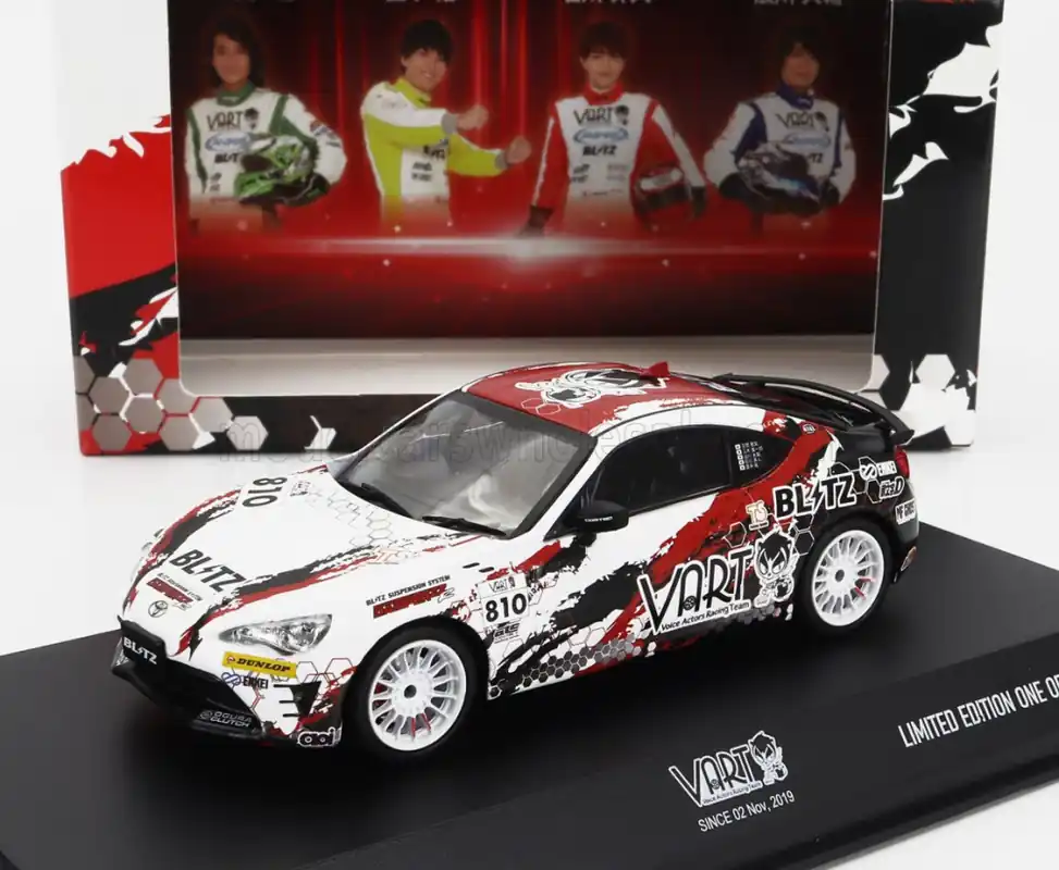 Népszerű Toyota 86 VART 810 Racing 2019 modellautó