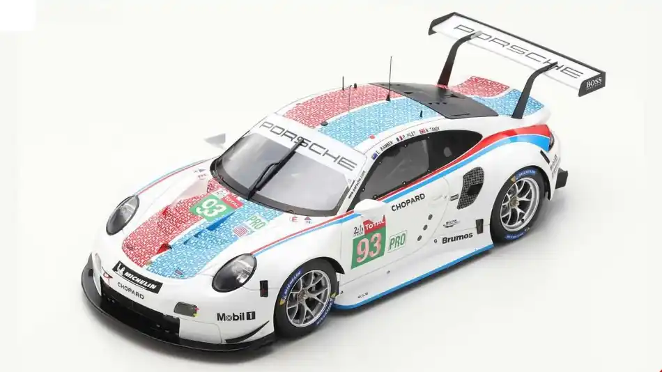 Árcsökkenés Porsche 911 (991) RSR Team Porsche GT 93 24h Le Mans 2019 N. Tandy - E. Bamber - P. Pilet