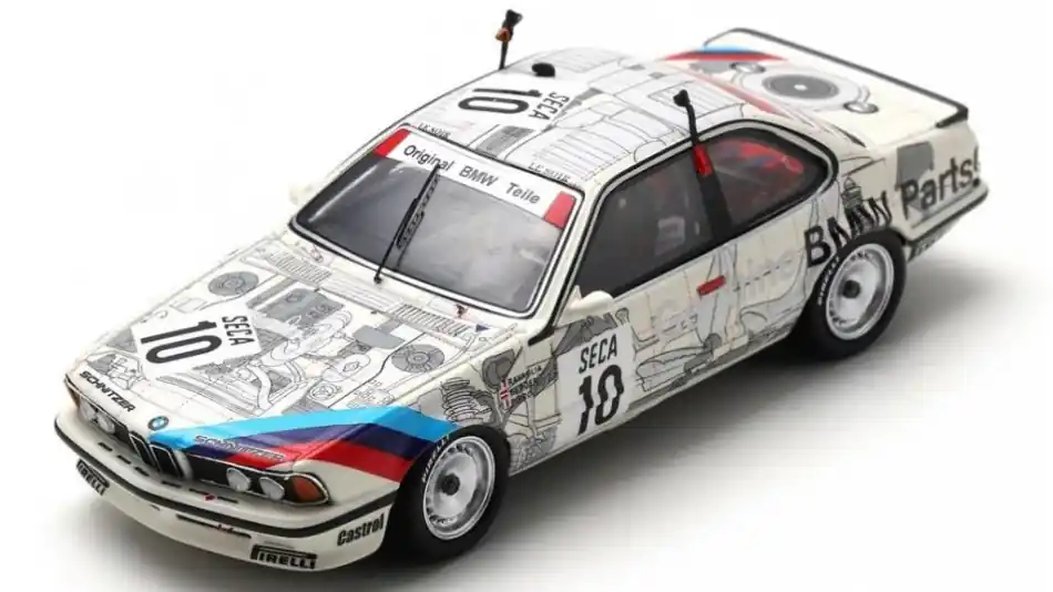 Szuper ajánlat BMW 635 CSi n.10 24h Spa 1986 E. Pirro - R. Ravaglia - G. Berger