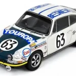 Akció Porsche 911S n.63 24h Le Mans 1969 R. Mazzia - P. Mauroy