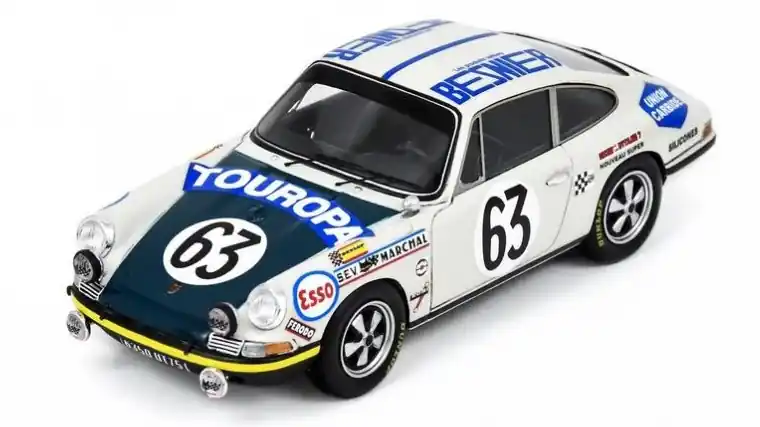 Akció Porsche 911S n.63 24h Le Mans 1969 R. Mazzia - P. Mauroy