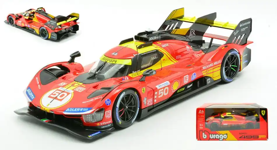 Ferrari 499P n.50 24h Le Mans győztes 2024 A. Fuoco - M. Molina - N. Nielsen Ne maradj le