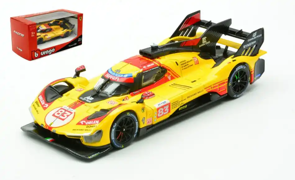 Azonnal elérhető Ferrari 499P n.83 24h Le Mans 2024 R. Kubica - R. Schwartzman - Y. Ye