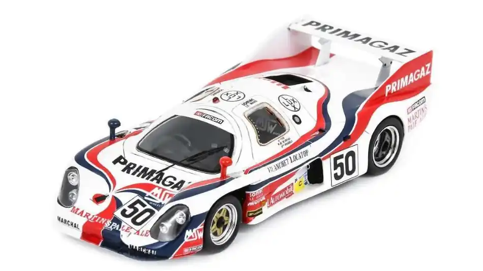 Legjobb ár Rondeau M382 n.50 24h Le Mans 1984 P. Yver - B. de Dryver - P.F. Rousselot