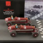Alfa Romeo P3 Tipo B n.18 Tripoli GP győztes A. Varzi + n.28 Tripoli GP G. Moll 1934 Ajánlat