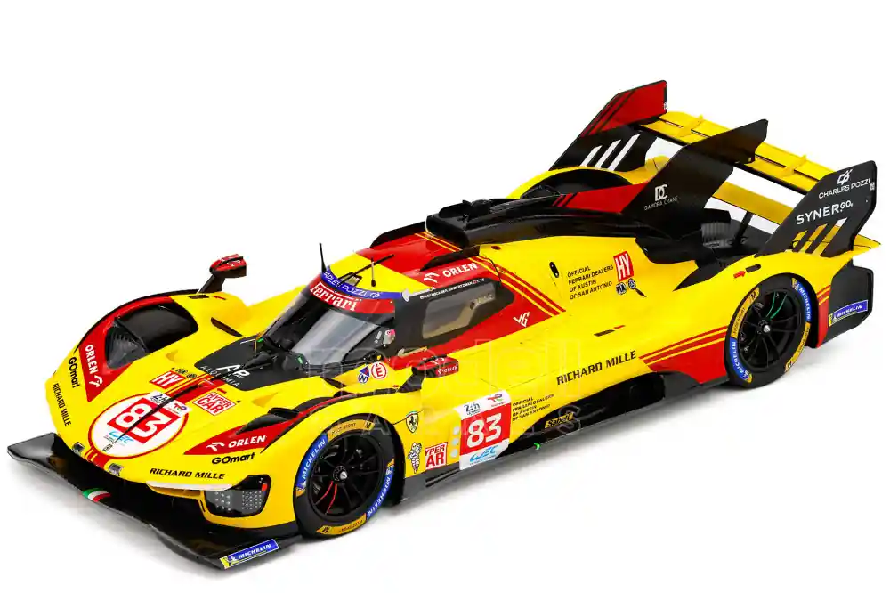 Különleges ajánlat Ferrari 499P n.83 Le Mans 2024 R. Kubica - R. Shwartzman - Y. Ye