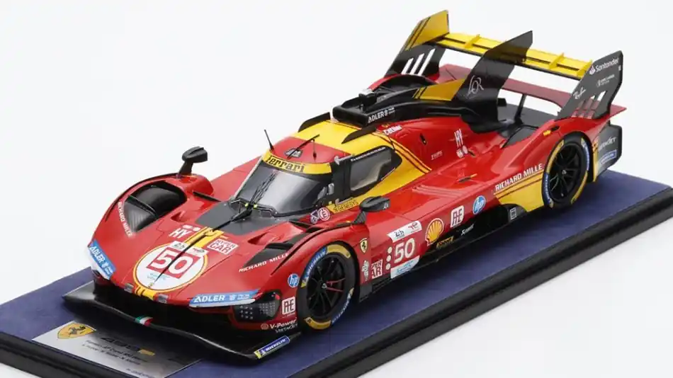 Expressz szállítás Ferrari 499P n.50 Le Mans győztes 2024 A. Fuoco - M. Molina - N. Nielsen