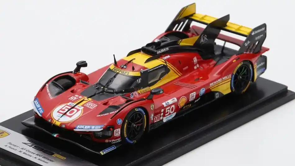 Azonnali szállítás Ferrari 499P n.50 Le Mans győztes 2024 A. Fuoco - M. Molina - N. Nielsen