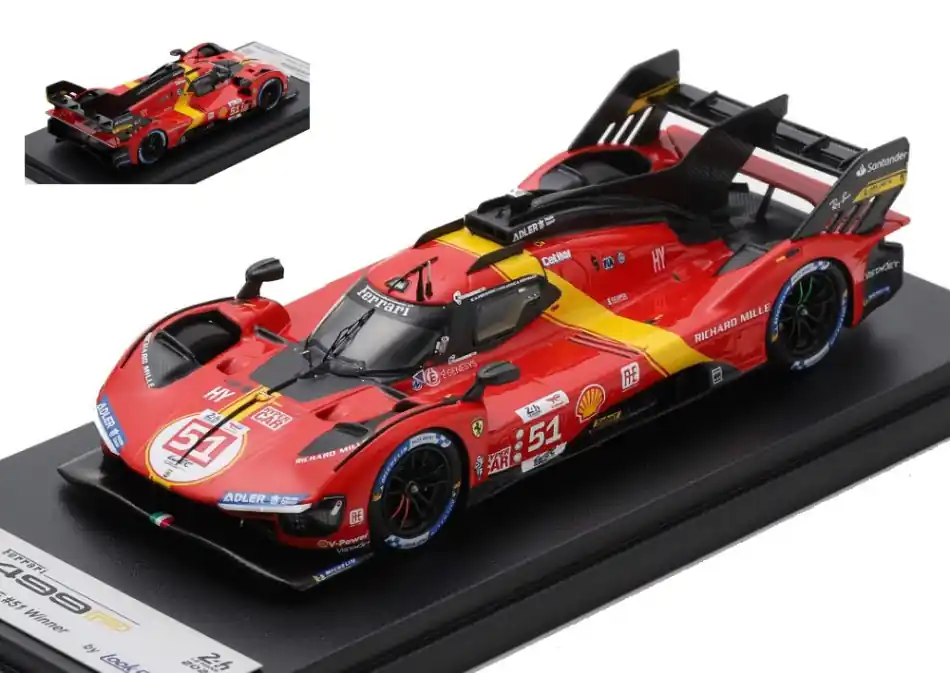Ferrari 499P n.51 Le Mans győztes 2023 A.P. Guidi - J. Calado - A. Giovinazzi Biztonságos vásárlás