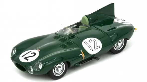 Árcsökkenés Jaguar D-type n.12 Le Mans 1954 S. Moss - P. Walker