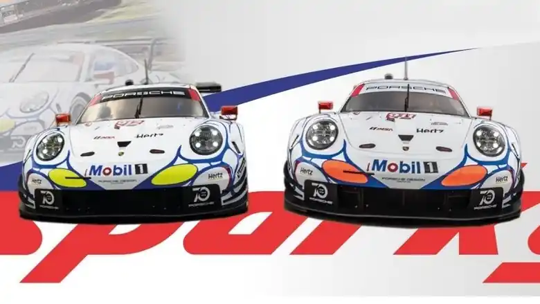 Olcsóbb Porsche 911 RSR Le Mans 2018 n.911 P. Pilet - N. Tandy - F. Makowiecki + n.912 E. Bamber - L. Vanthoor - M. Jaminet
