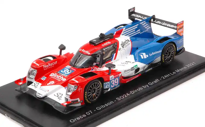 Biztonságos fizetés Oreca 07 Gibson n.39 Le Mans 2021 V. Capillaire - A. Robin - M. Robin