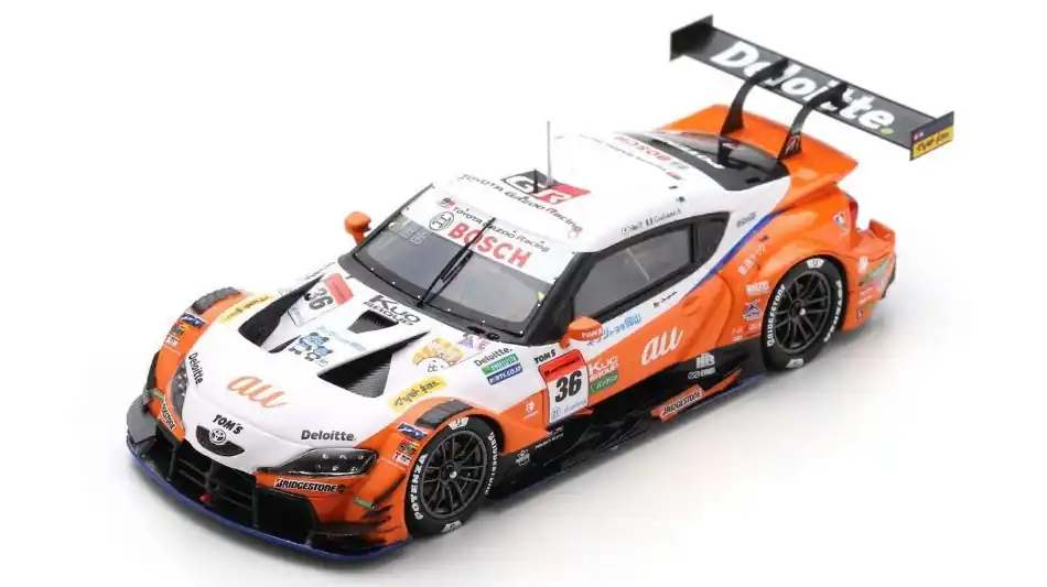 Azonnali szállítás Toyota GR Supra Tom‘s n.36 GT500 Super GT 2022 S. Tsuboi - G. Alesi