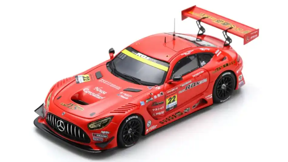 Korlátozott ajánlat Mercedes AMG GT3 R‘qs Motor Sports n.22 GT300 Super GT 2023 H. Wada - M. Jyonai - M. Kano