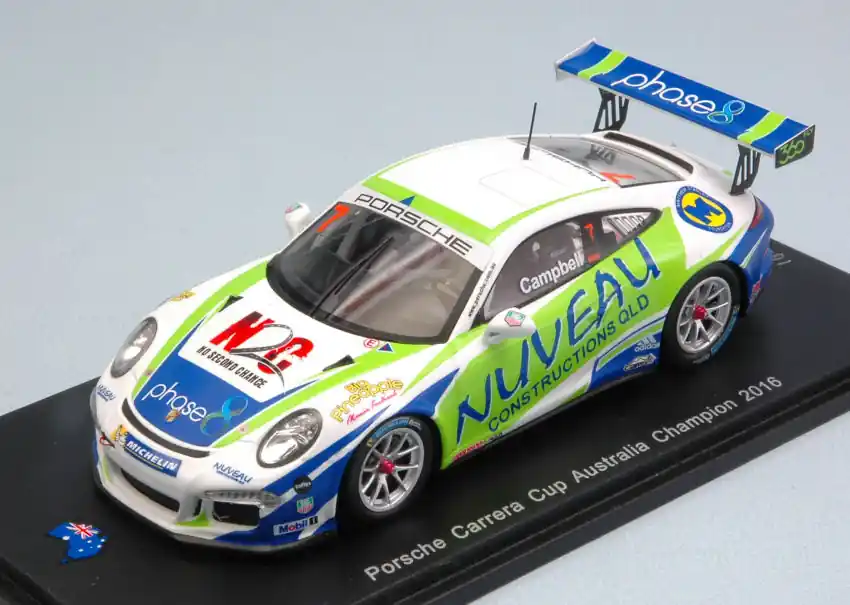 Porsche 911 n.7 Porsche Carrera Cup Australia 2016 M. Campbell Exkluzív ajánlat
