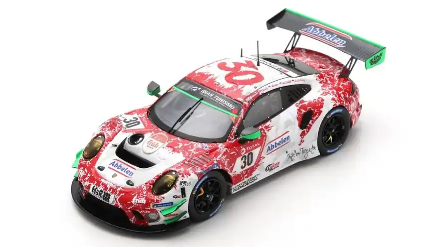 Nézd meg most Porsche 911 GT3 R n.30 24h Nürburgring 2021 N. Tandy - E. Bamber - M. Campbell - M. Jaminet