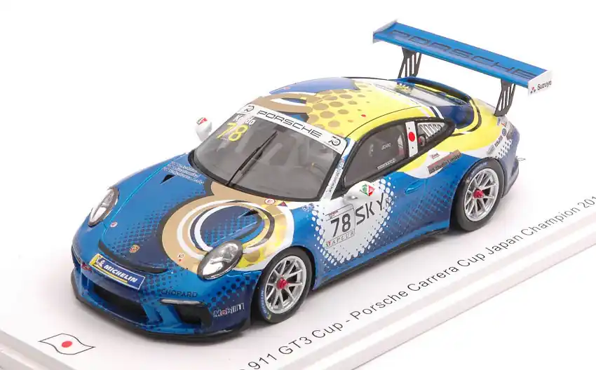 Prémium Porsche 911 GT3 n.78 Porsche Carrera Cup Japan 2018 T. Kondo