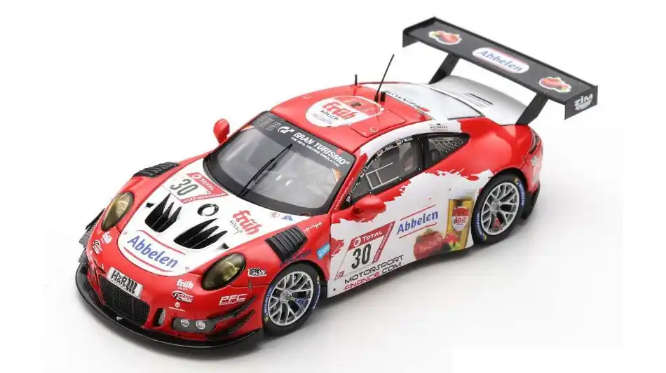 Korlátozott ajánlat Porsche 911 GT3 n.30 24h Nürburgring 2019 A. Muller - R. Renauer - T. Preining - K. Abbellen
