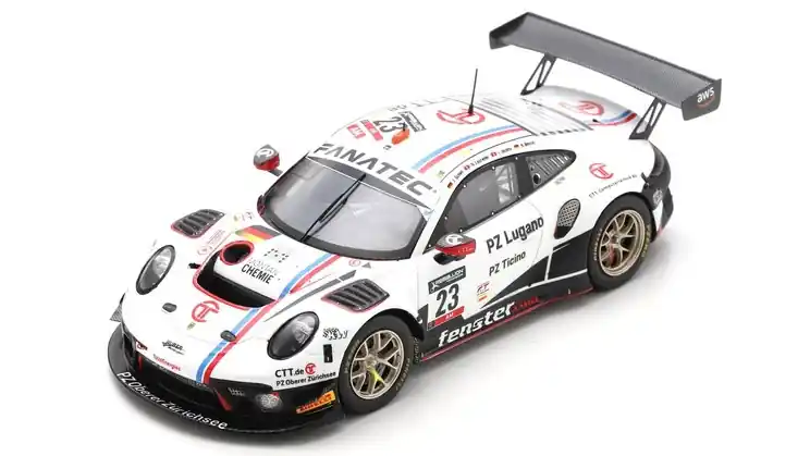 Porsche 911 GT3 R n.23 24h Spa 2021 J. Schell - I. Jacoma - N. Leutwiler - N. Menzel 1 43 Outlet
