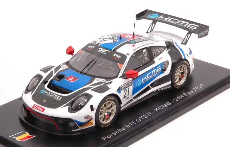 Porsche 911 GT3 R n.21 24h Spa 2020 J. Burdon - A. Imperatori - E. Liberati Azonnali szállítás