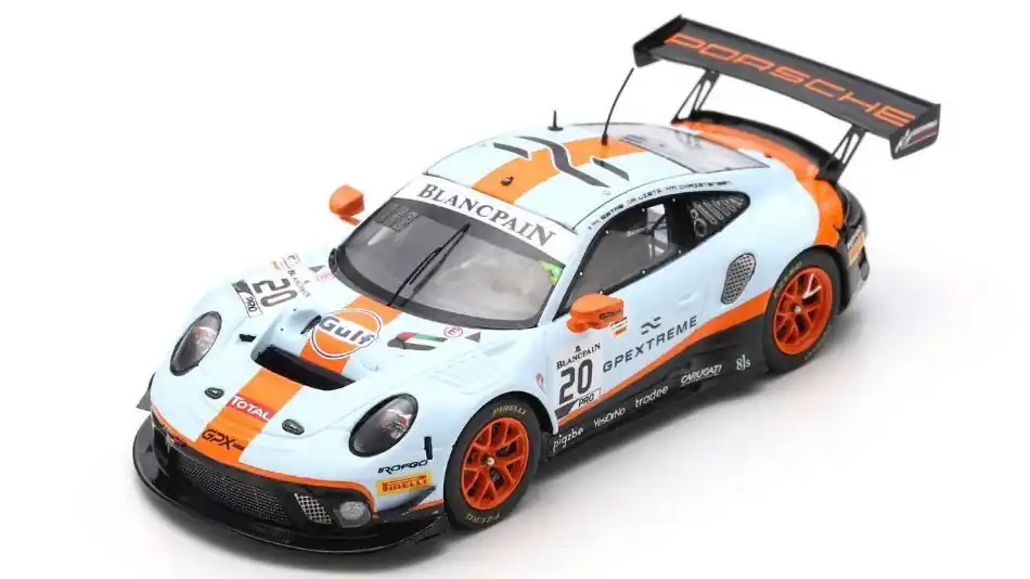 Porsche 911 (991) GT3 R n.20 24h Spa 2019 R. Lietz - K. Estre - M. Christensen Szuper akció