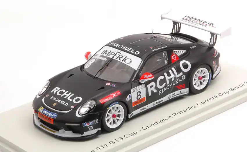 Porsche 911 (991) GT3 n.8 Porsche Carrera Cup Brazil 2018 W. Neugebauer Gyors szállítás