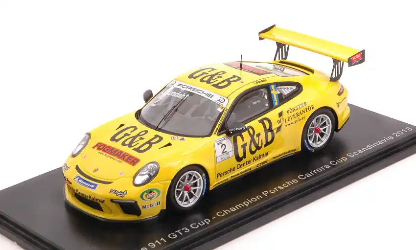 Akciós ár Porsche 911 (991) GT3 n.2 Porsche Carrera Cup Skandinavia 2018 L. Sundahl