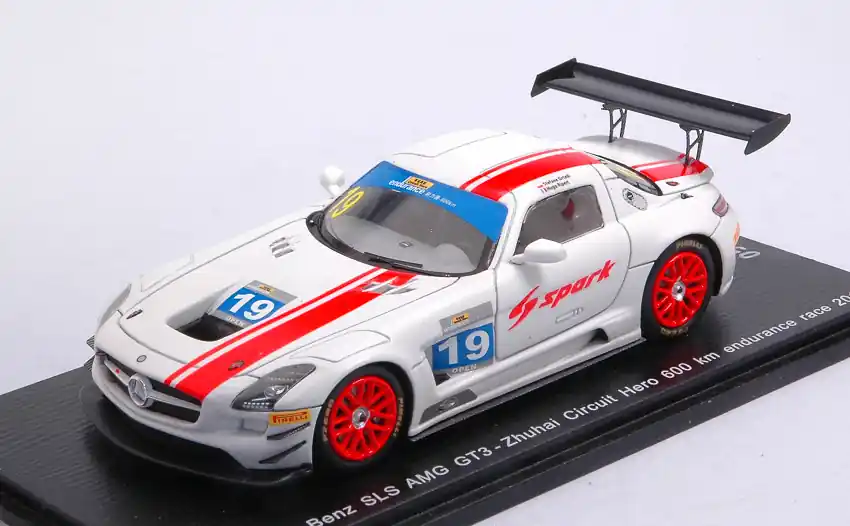 Mercedes SLS GT3 n.19 Zhuhai Circuit Hero 600 km 2018 S. Ortelli - H. Ripert Kiárusítás