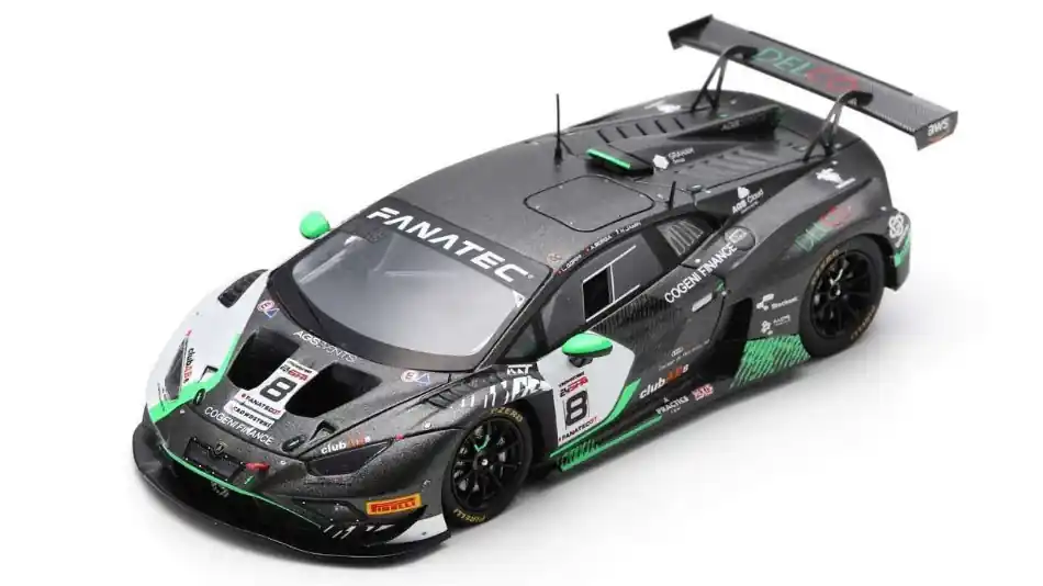 Vedd meg online Lamborghini Huracán GT3 n.8 24h Spa 2023 L. Gorini - A. Borga - N. Jamin