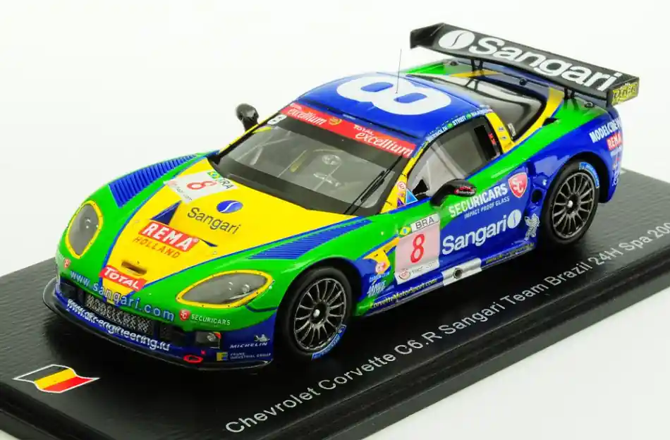 Chevrolet Corvette C6 R Z06 n.8 24h Spa 2009 E. Bernoldi - R. Streit - X. Maassen Olcsó