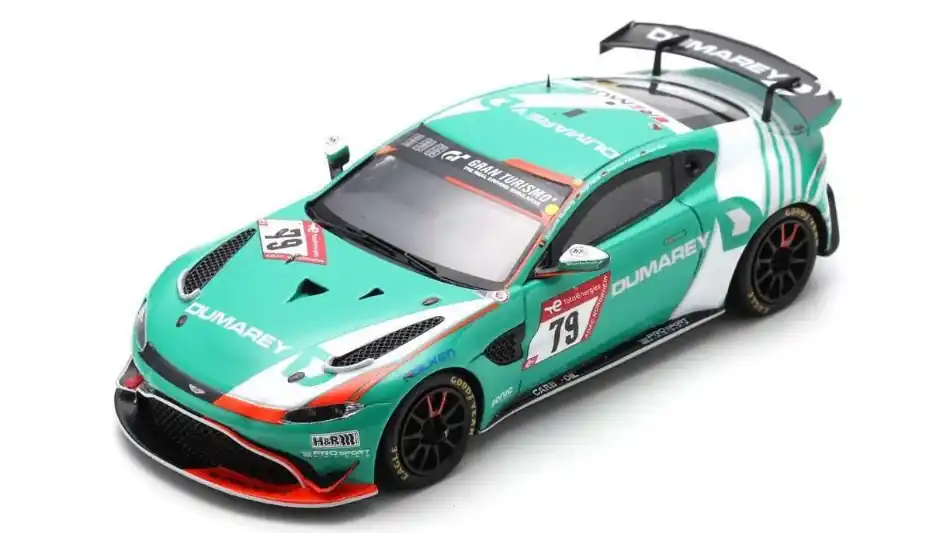 Outlet Aston Martin Vantage GT4 n.79 24h Nürburgring 2023 A. Mies - H. Sasse - G. Dumarey - A. Patzelt