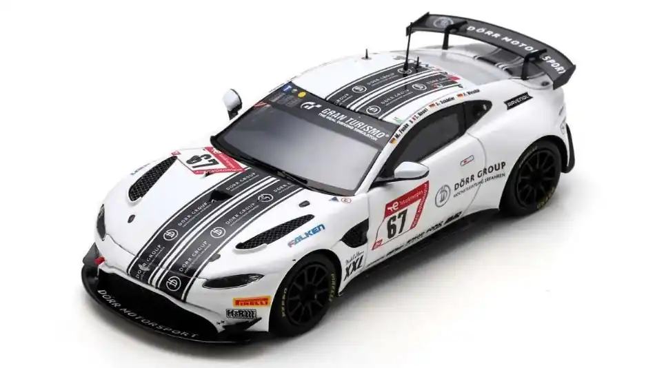 Aston Martin Vantage GT4 n.67 24h Nürburgring 2023 T. Nouet - M. Funke - F. Weishar - S. Schadler Rendeld meg most