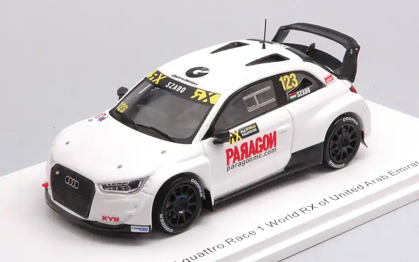 Korlátozott ajánlat Audi Sport S1 WRX n.123 Race 1 World RX United Arab Emirates 2019 K. Szabó