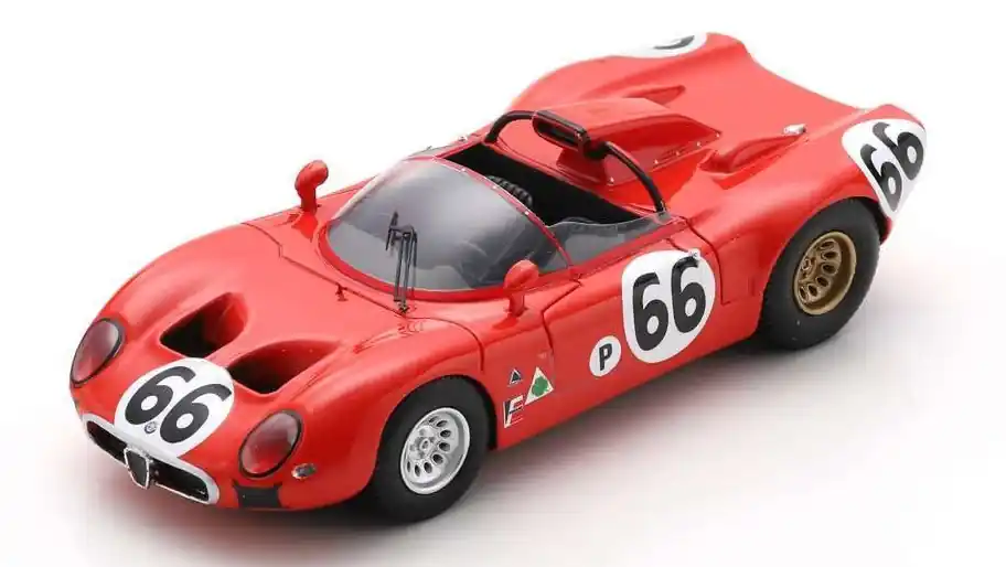 Ajánlat Alfa Romeo 33 n.66 12h Sebring 1967 R. Bussinello - N. Galli