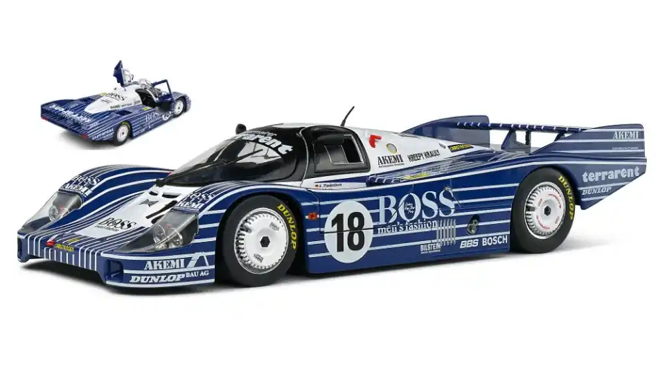 Szuper akció Porsche 956LH n.18 Le Mans 1983 Laessing - Plankenhorn - Wilson