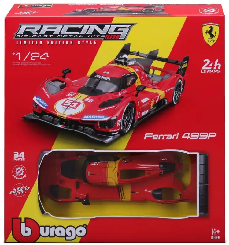 Ferrari 499P n.51 Le Mans győztes 2023 építőkészlet Nézd meg most