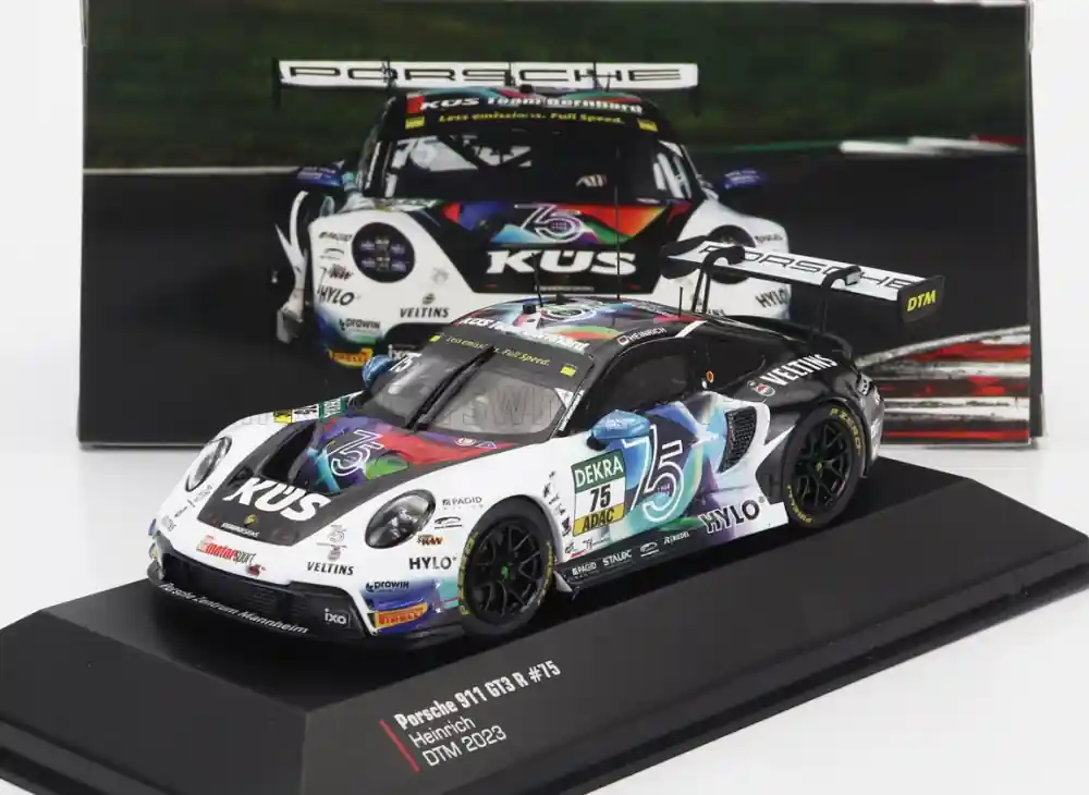 Vedd meg online Porsche 911 (992) GT3 n.75 DTM 2023 L. Heinrich