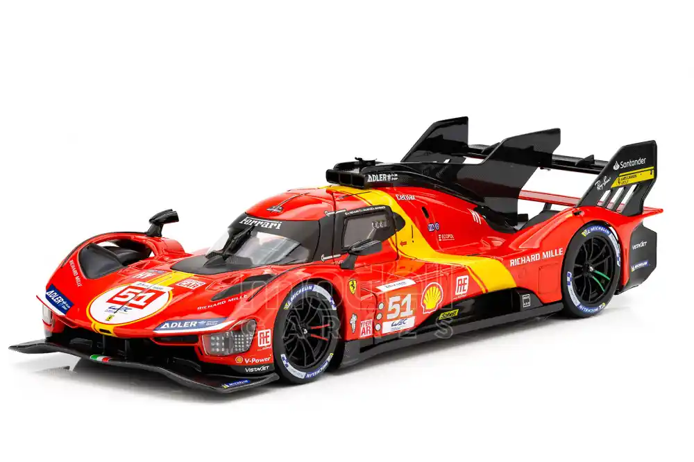 Ferrari 499P n.51 24h Le Mans győztes 2023 A.P. Guidi - J. Calado - A. Giovinazzi Akció