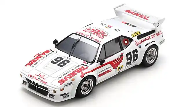 BMW M1 n.96 24h Le Mans 1980 F. Alliot - J. Guerin Szuper akció