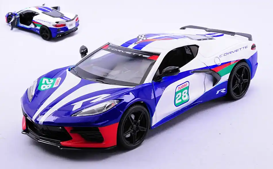 Expressz kézbesítés Corvette C8 GT Racing 2020 modellautó