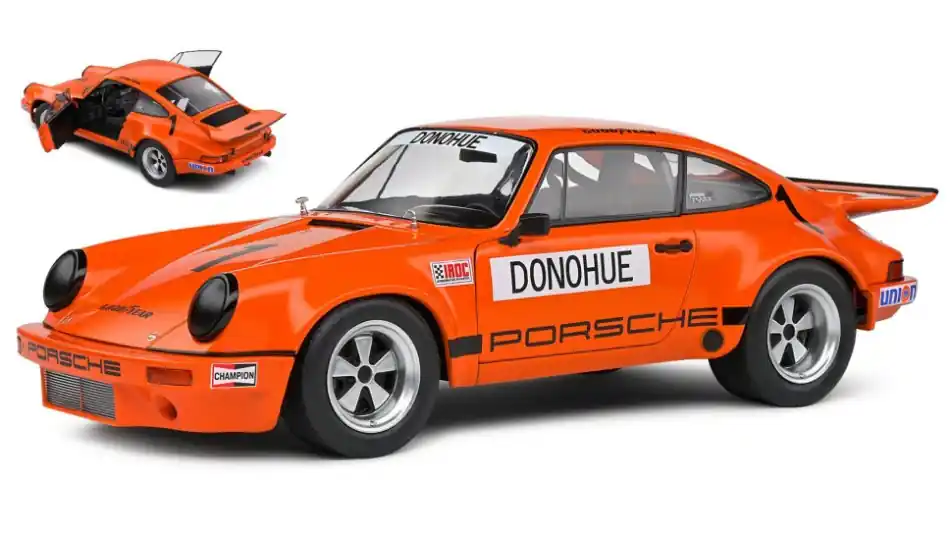 Gyors szállítás Porsche 911 RS n.1 IROC Daytona győztes 1974 M. Donohue
