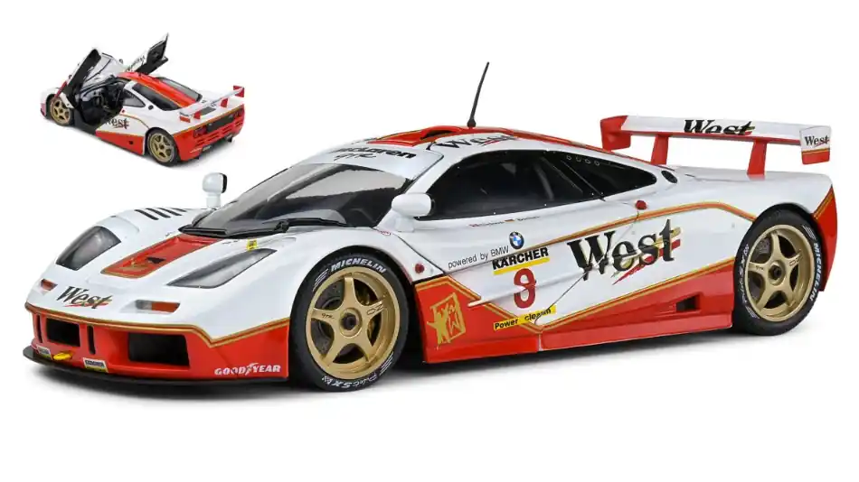McLaren F1 GTR n.8 BPR GT Endurance 1995 J. Nielsen - T. Bscher Azonnal elérhető