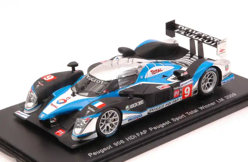 Akció Peugeot 908 n.9 Le Mans 2009 D. Brabham - M. Gene -A. Wurz